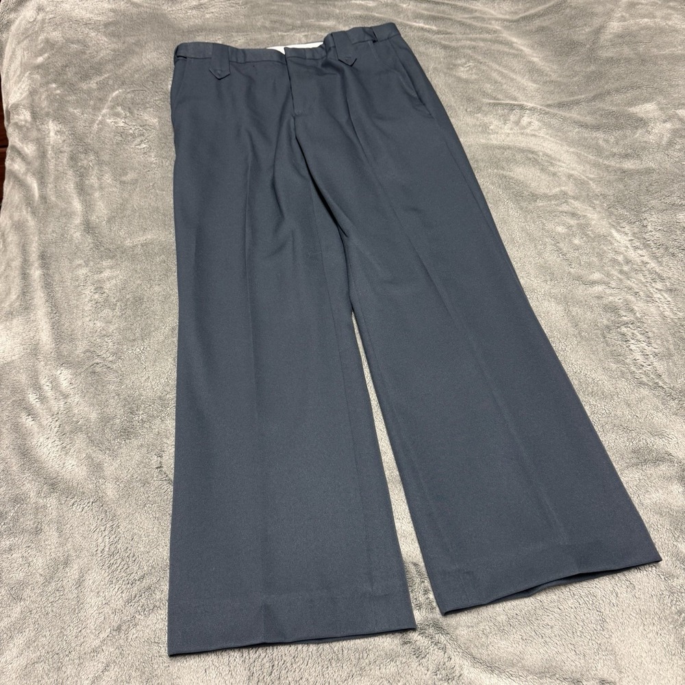 Circle S Mens Green Western Dress Pants Keystone Scalloped Pocket 33x30 Vintage